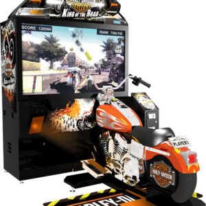 Harley Davidson King of the Road - καμπίνα με μοτοσικλέτα, κάθετη όψη