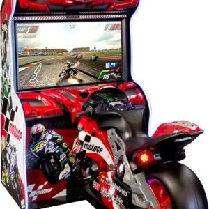 Moto GP arcade μηχανή Raw Thrills - καμπίνα με μοτοσικλέτα
